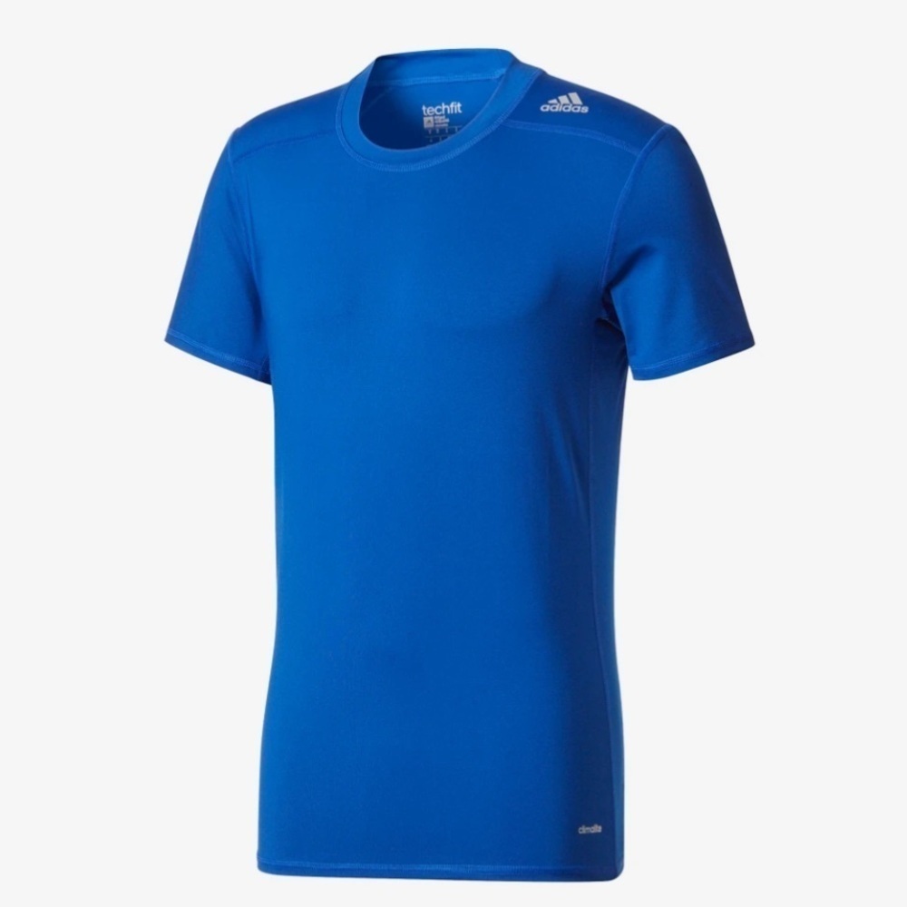 adidas MEN'S ADIDAS TECHFIT BASE TEE Blue NWT Size XL
